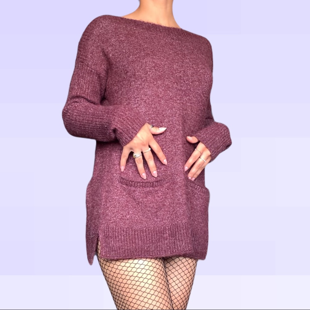 Burgundy Sweater